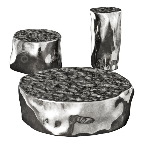 Tables à cocktail et guéridons Roche Bobois Silver Tree modèle 3D