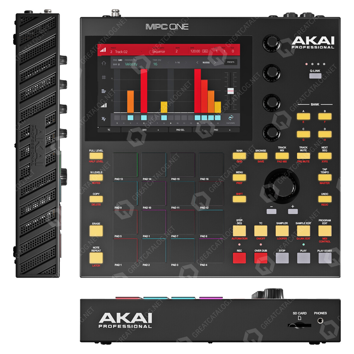 AKAI MPC ONE サンプラー 黒 AKAI MPC ONE サンプラー 黒