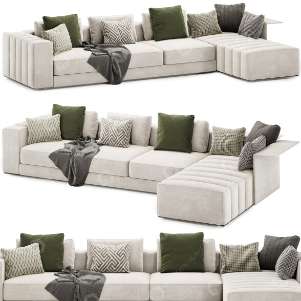 Sofa Minotti Freeman 3D model