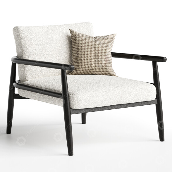 Fotel Meridiani Teresa model 3D