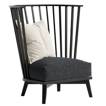 Крісло  Gervasoni Gray 06 Bergere 3D модель