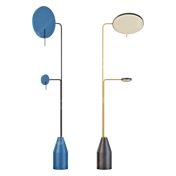 Stehlampen Roche Bobois Vis a Vis 3D-Modell