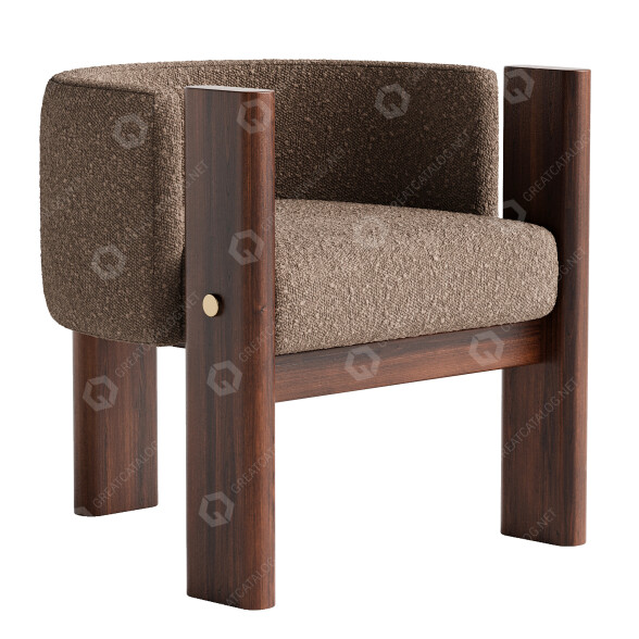 Sessel Egg Designs Malta Boucle 3D-Modell