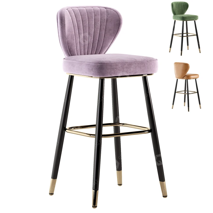 Bar Stool Homary Modern Height 3D model GreatCatalog 43599