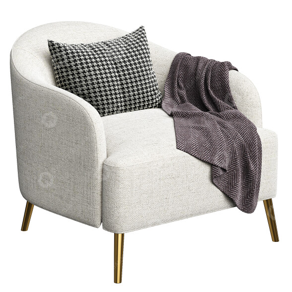 Armchair Minimomassimo Isabel 3D model