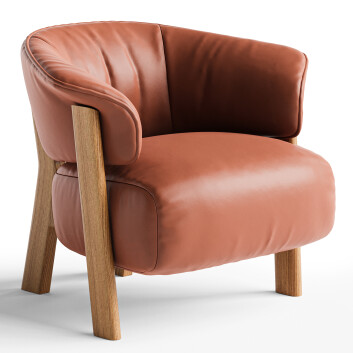 Крісло Cassina Black Wing 3D модель