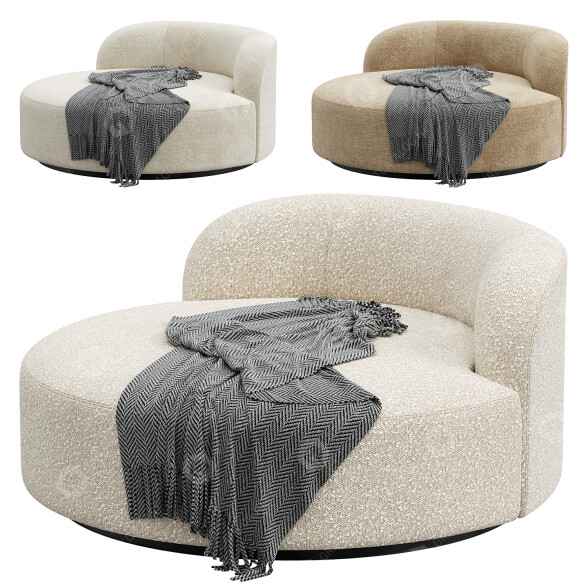 Sofa Eichholtz Bjorn Round 3D model