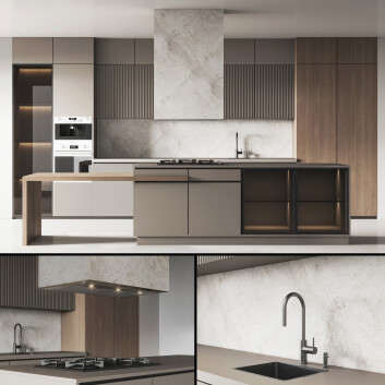Кухня  Modern 25 3D модель