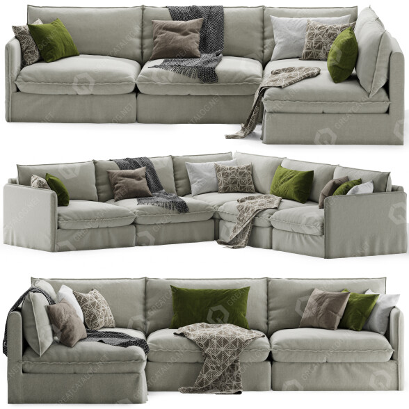 Sofa Sixpenny Neva 3D-Modell