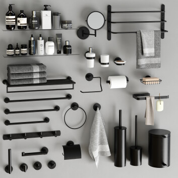 Декор Bathroom Accessories 08 3D модель