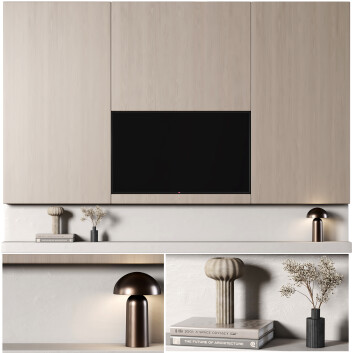 Jednostka ścienna TV Set 04 Minimal