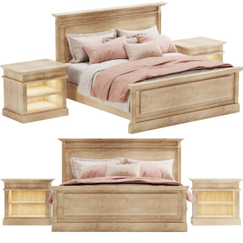 Ліжко та тумбочки Pottery Barn Livingston