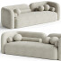 Canapé Rosen Furniture Bodrum Dark Yellow - izzatilla3d