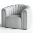 Sessel 5A Design Fiore Lounge - izzatilla3d