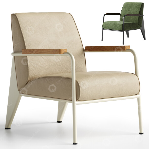 Sessel Vitra Fauteuil de Salon 3D-Modell