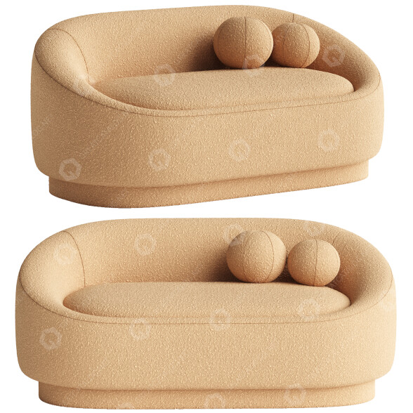 Sofa Pierre Frey Berlin 3D-Modell