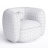 Крісло Eichholtz Swivel Roxy - izzatilla3d