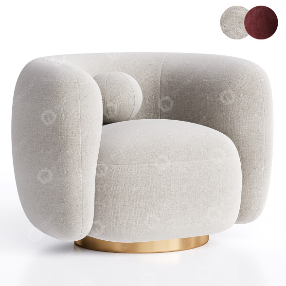 Крісло Eichholtz Swivel Roxy 3D модель