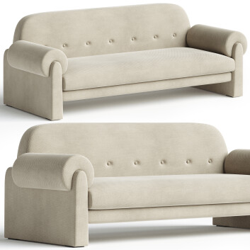 Canapé Soho Home Herly Three Seater Modèle 3D