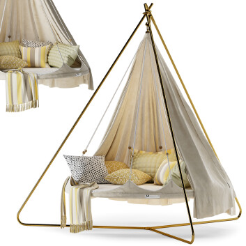 Підвісне ліжко Tiipii Bed Nest 3D модель