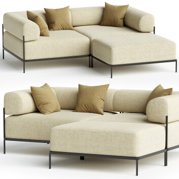 Диван Noah Living Modular Sectional Fabric with Chaise Longue