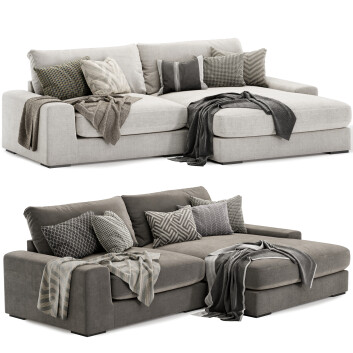 Canapé  Furniture Village Chill Reversible Chaise Modèle 3D