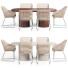 Table et chaises Globewest Petra Oval and Aspen Lodge - Theorema