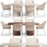 Table et chaises Globewest Petra Oval and Aspen Lodge - Theorema
