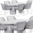 Table et chaises Globewest Petra Oval and Aspen Lodge - Theorema