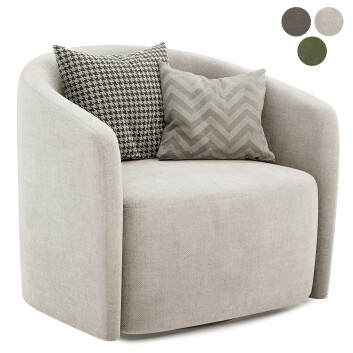 Armchair Dellarobbia Mila Swivel