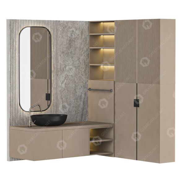 Ванна кімната Furniture 7 3D модель