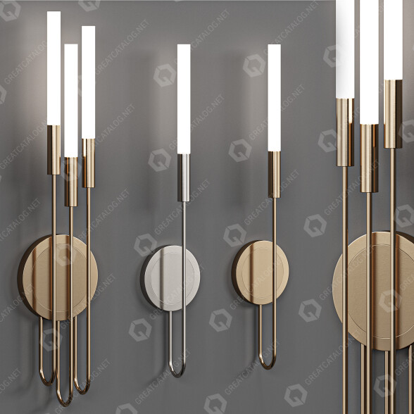 Wandlampen Luxxu Gala Torch 3D-Modell