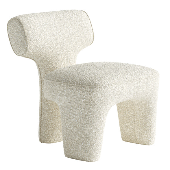 Chair Pierre Frey Litho Slipper 3D model