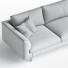 Canapé Interior Secrets Osvaldo 4 Seater Fabric - izzatilla3d