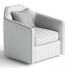 Sillón High Fashion Home Justine Swivel Navarro Loden - izzatilla3d