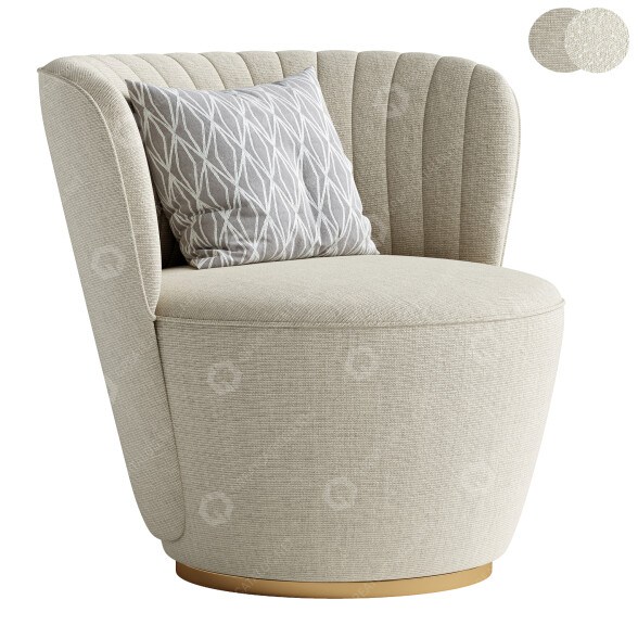 Кресло Domkapa Pearl 3D модель