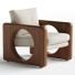 Fotel Black Rooster Decor Grayson - izzatilla3d