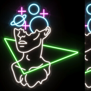 Настінний декор  Neon 01 by Eatsy 3D модель