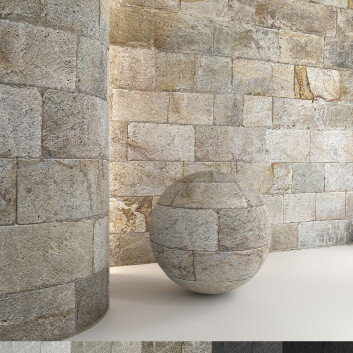 Pierre Wall 25 Modèle 3D