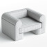 Sillón High Fashion Home Ionic Meg Taupe - izzatilla3d