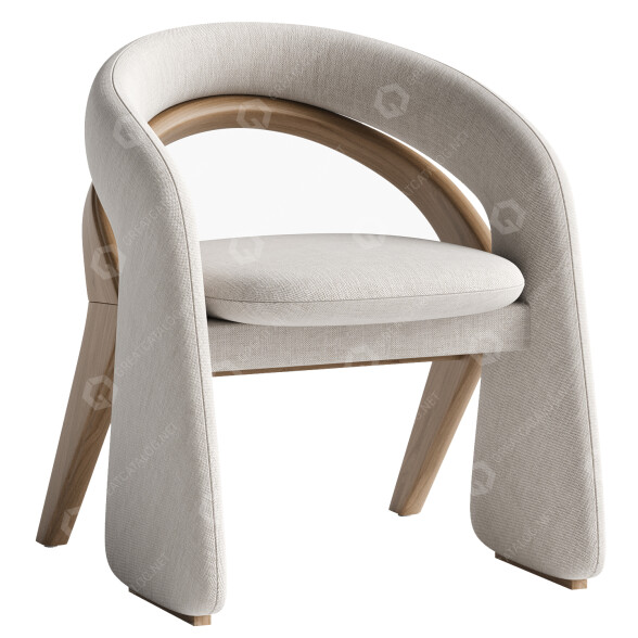 Стілець 1stDibs Olga Dining 3D модель