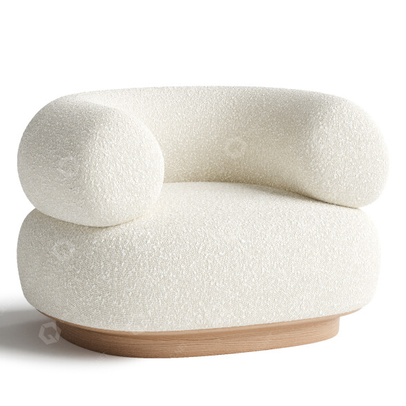Armchair Studiotwentyseven Split 3D model