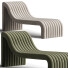 Chaise Longue Black Rooster Decor Barker - cirius