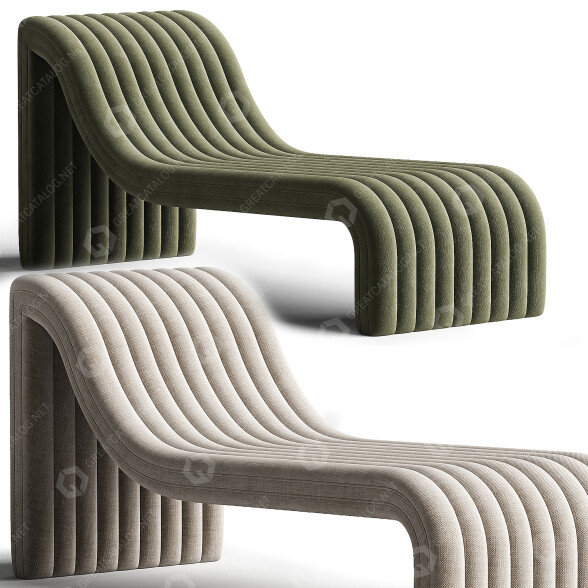Chaise Longue Black Rooster Decor Barker 3D-Modell