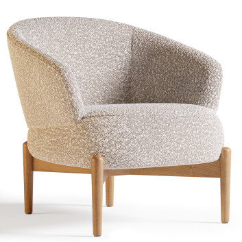 Fotel  Lily Model 3D