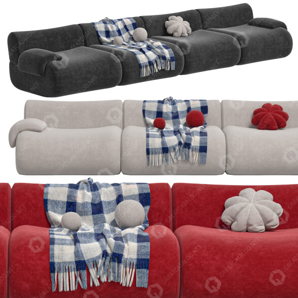 Sofa Jardan Modular Lemmy model 3D