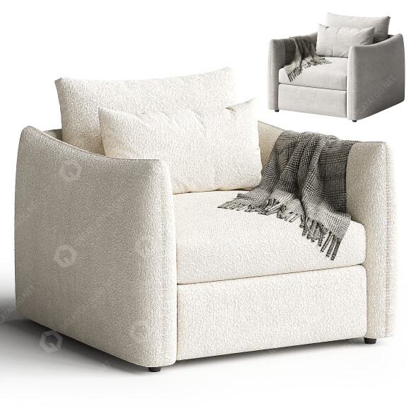 Sessel Cachet Furniture Clunes 3D-Modell