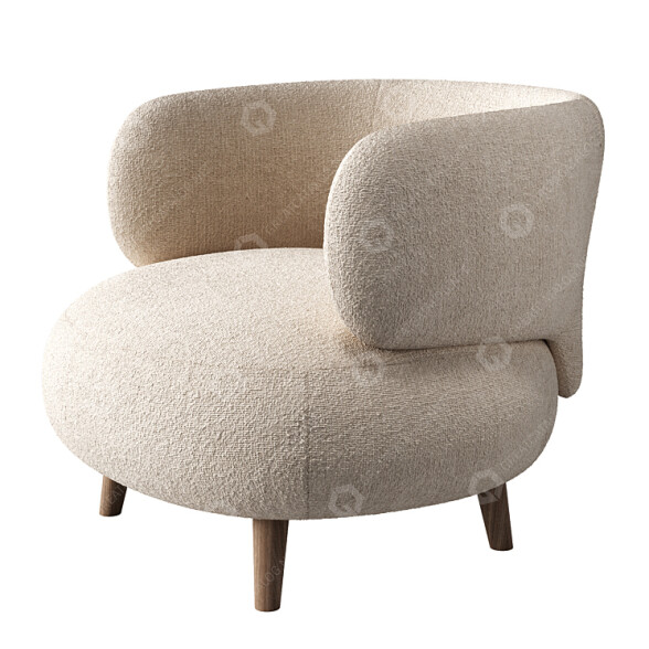 Крісло Kave Home Luisa 3D модель
