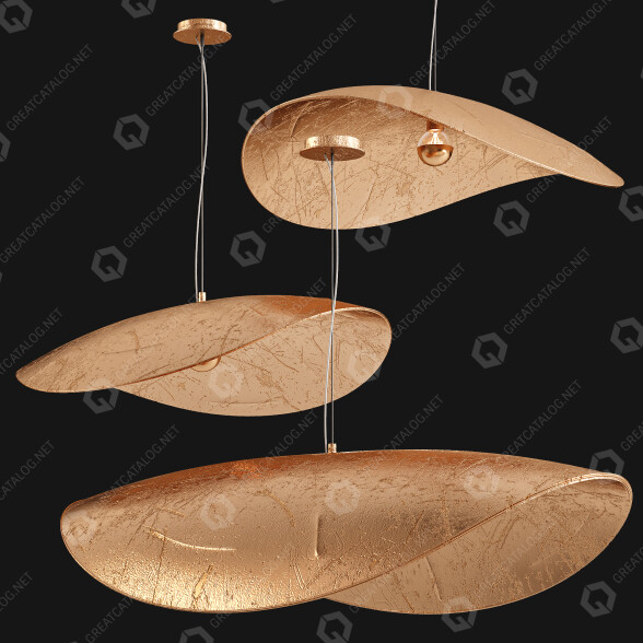 Подвесные светильники Gervasoni Brass 3D модель