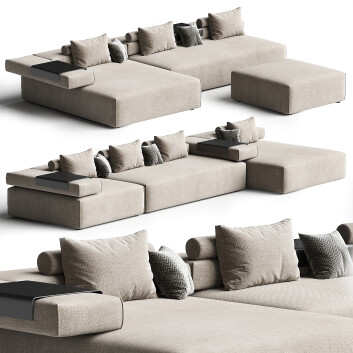 Wendelbo Cinder Block Combination 1-2 3D модель